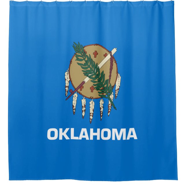 Cortina Para Box Bandeira Estadual de Oklahoma (Frente)