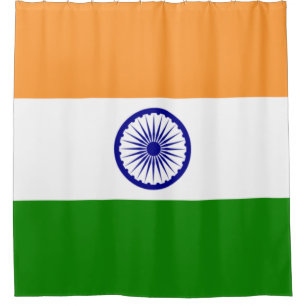 Cortina Para Box Bandeira Indiana (Índia) (País do Sul da Ásia) 