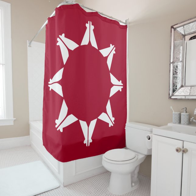 Cortina Para Box Bandeira Oglala Lakota Sioux (In Situ)