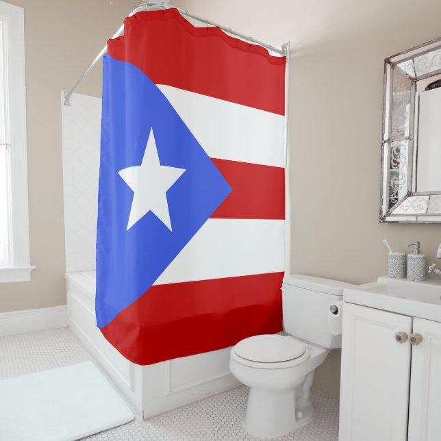 Cortina Para Box bandeira Porto Rico (In Situ)