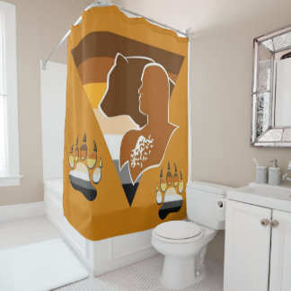 Cortina Para Box Bandeira / Símbolo da Sociedade Gay BEAR Ursine