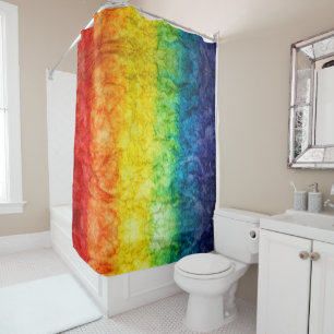Cortina Para Box Bandeira tie-dye da SlipperyJoe's arco-íris pressi