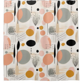 Cortina Para Box Banheiro Moderno do meio século