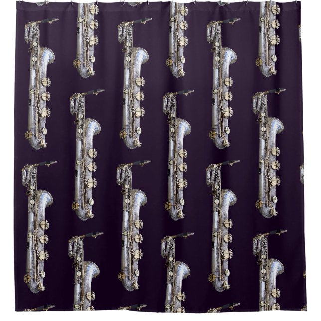 Cortina Para Box Baritone Saxofone (Frente)