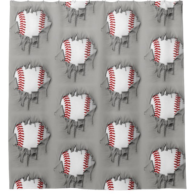 Cortina Para Box Baseball Rasgado (Frente)