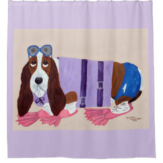Cortina Para Box Basset Hound de Nadadeiras
