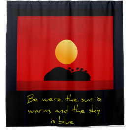 Cortina Para Box Be were the sun is warm, and the sky is blue