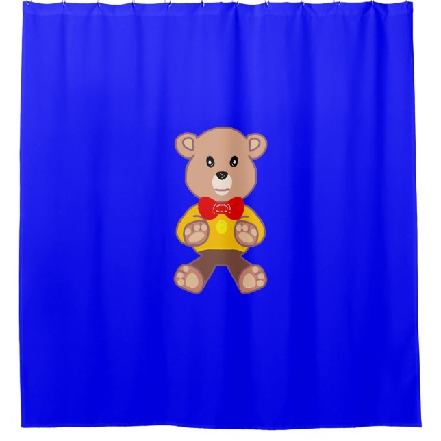 Cortina Para Box Bear Azul (Frente)
