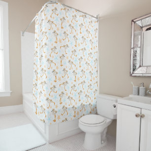 Cortina Para Box Bebê Sandpipers Piping Plover Beach House Bath