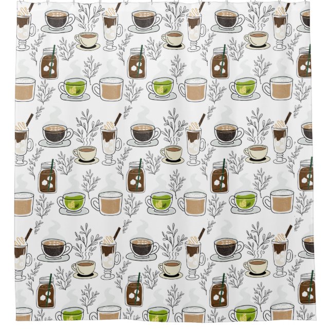 Cortina Para Box bebidas de café (Frente)
