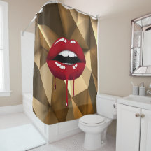 Beleza Luxuosa Glamour Dourado Gotejamento Vermelh