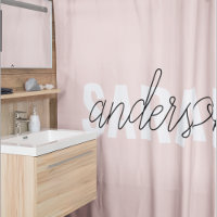 Beleza Rosa Moderna Pastel Personalizada Seu Nome