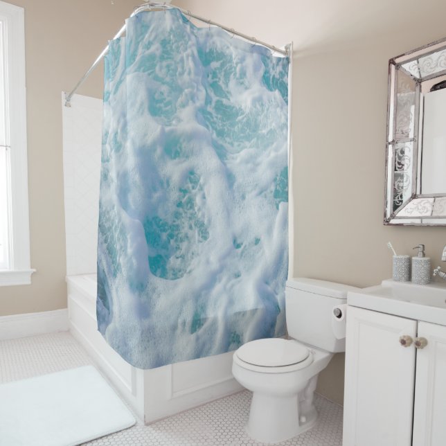 Cortina Para Box belo mar ​ espuma ​ (In Situ)