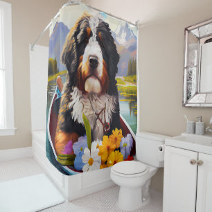 Cortina Para Box Bernedoodle em um Remo: Uma Aventura Cênica