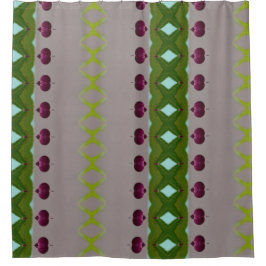 Cortina Para Box Berries Ikat 8