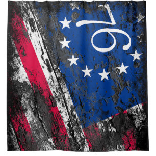 Cortina Para Box Betsy Ross Flag 1776 Patriótico 4 de julho