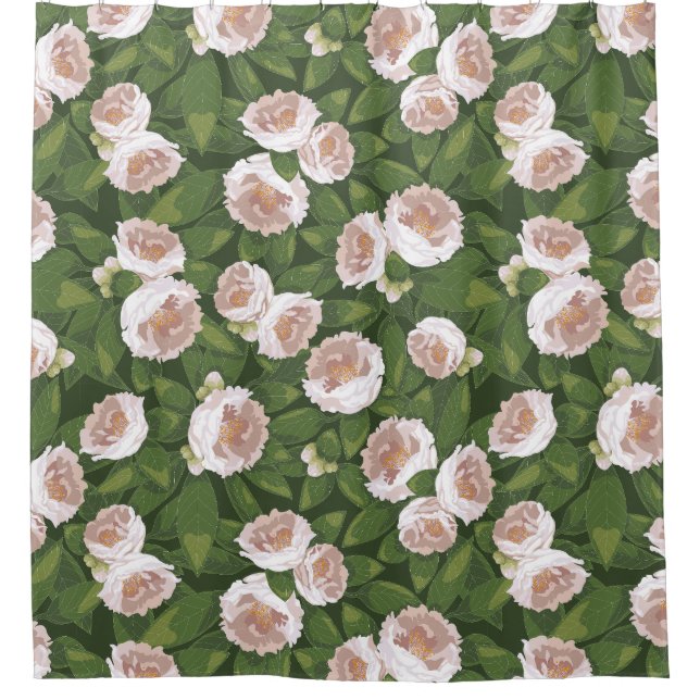 Cortina Para Box Big Bloom Camellia Charm (Frente)
