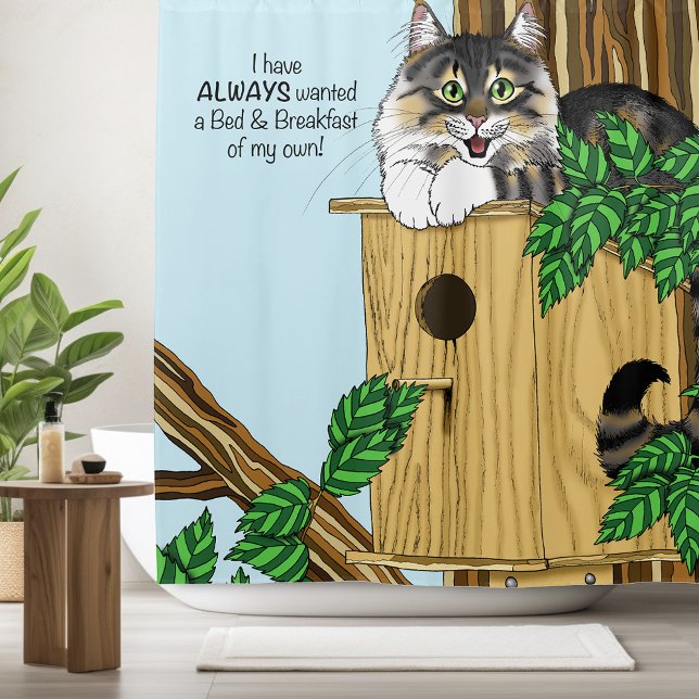 Cortina Para Box Birdhouse Bed Brefast Cat (Criador carregado)