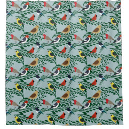 Cortina Para Box Birds On Branches