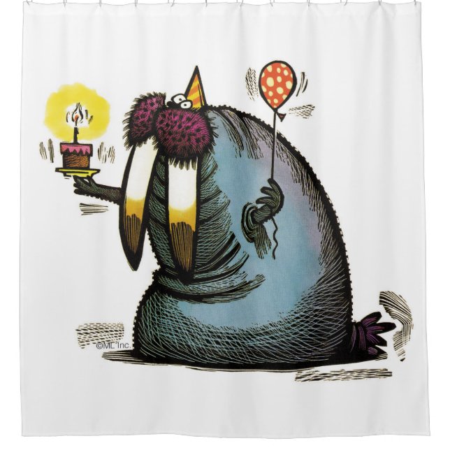 Cortina Para Box Birthday Suit Walrus (Frente)