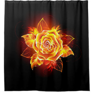 Cortina Para Box Blooming Fire Rosa