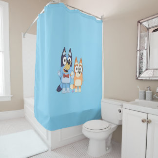Cortina Para Box Bluey Shower Curtain