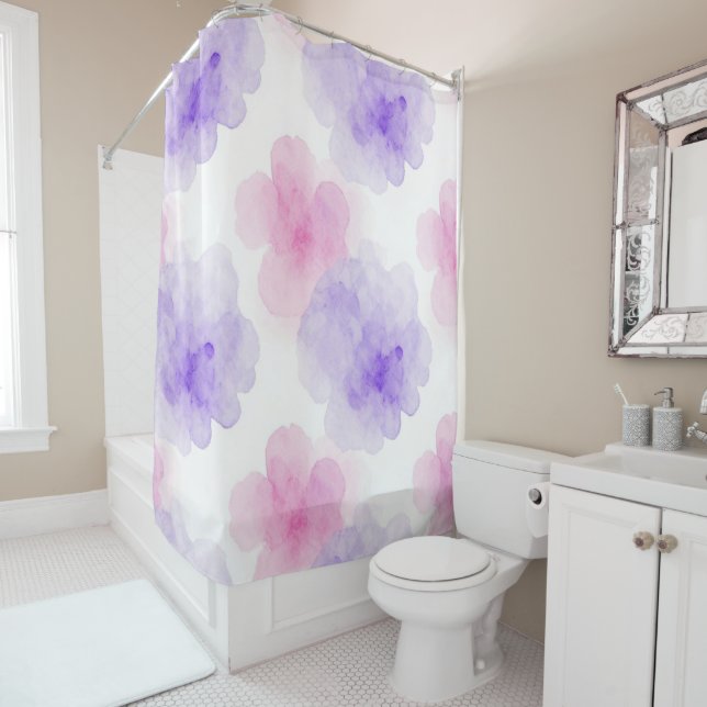 Cortina Para Box Blushing Blooms (In Situ)