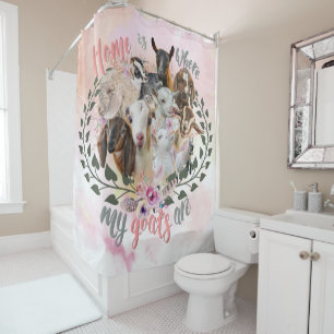 Cortina Para Box BOA ARTE  Casa É Onde Minhas Cabras São ObterIer