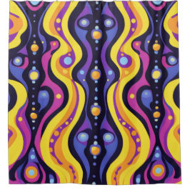 Cortina Para Box Boho Abstrato colorido 10