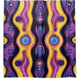 Cortina Para Box Boho Abstrato colorido 16