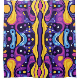 Cortina Para Box Boho Abstrato colorido 19