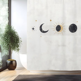 Cortina Para Box Boho Celestial Chá Cortina