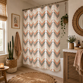 Cortina Para Box Boho Chevron 
