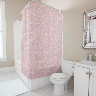 Cortina Para Box Boho Floral Pink