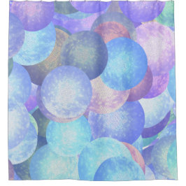 Cortina Para Box Bolas de disco em cores pastosas do arco-íris - ót