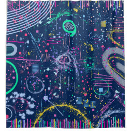 Cortina Para Box Bold Explorer: Abstract Maximalism 