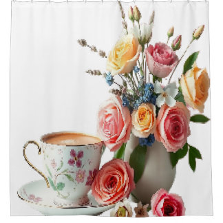 Cortina Para Box Bom dia chá