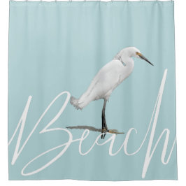 Cortina Para Box Bonita Snowy Egret