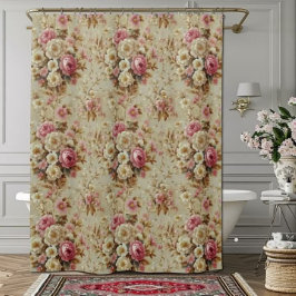 Cortina Para Box Bonito Vintage Elegante Vitoriana Rosa Rosada Bran