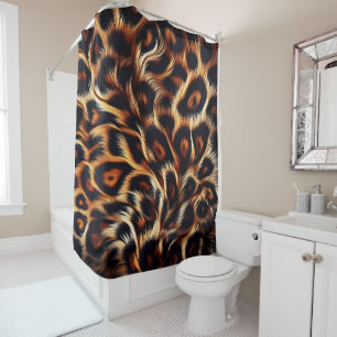 Cortina Para Box Borda Leopardo: Adicione Flair Exótico ao Seu Chá