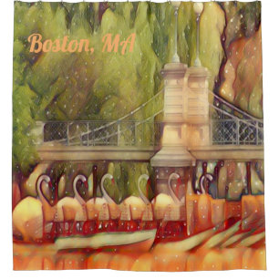 Cortina Para Box Boston Swan Boats