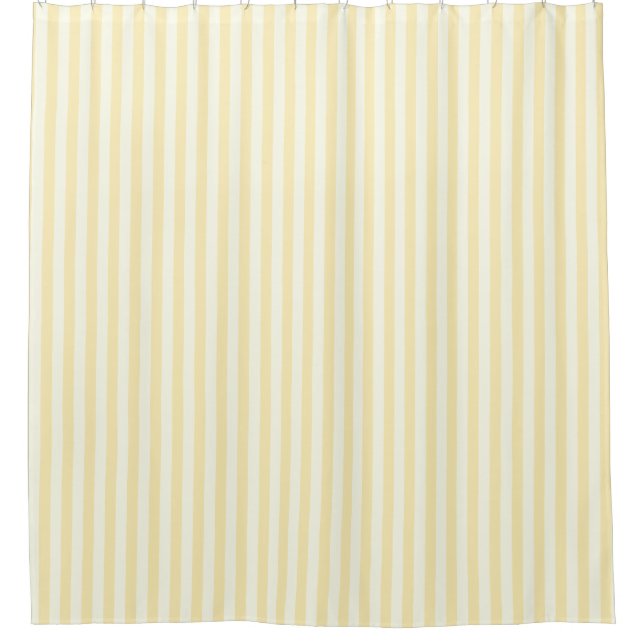 Cortina Para Box Boutique Stripes Amarelo / Chandeliers - (Frente)