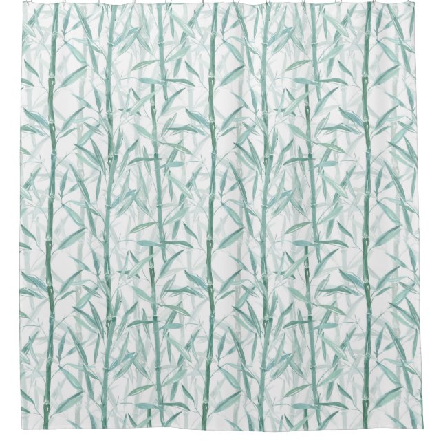 Cortina Para Box Branches bambu. (Frente)