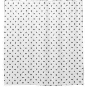 Cortina Para Box Branco cinzento dos pontos