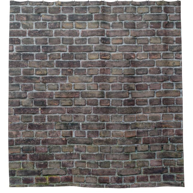 Cortina Para Box Brick wall old dark brick wall (Frente)