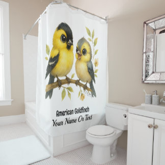 Cortina Para Box Brilhante American Goldfinch
