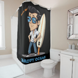 Cortina Para Box Brody Ocean Wavecrest