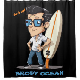 Cortina Para Box Brody Ocean Wavecrest