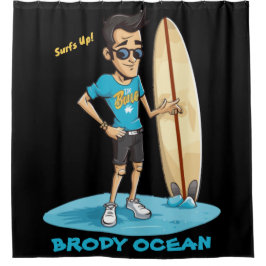 Cortina Para Box Brody Ocean Wavecrest
