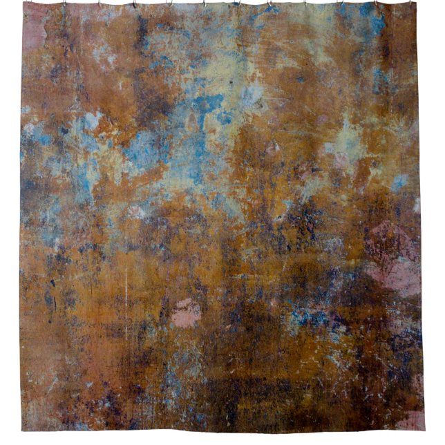 Cortina Para Box Brown and pink wooden surface (Frente)
